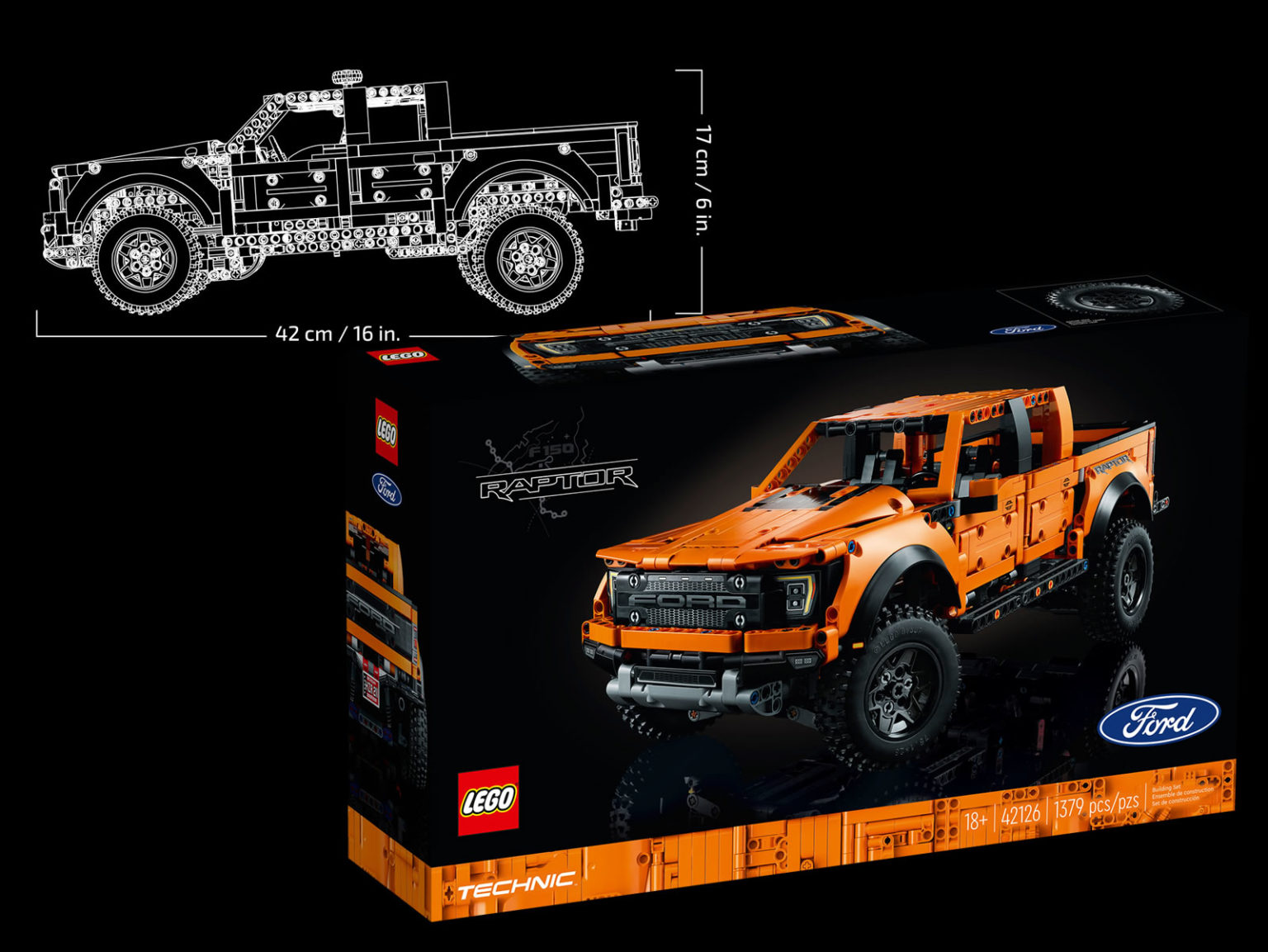 LEGO Technic 42126 Ford F-150 Raptor : le set est en précommande sur le ...