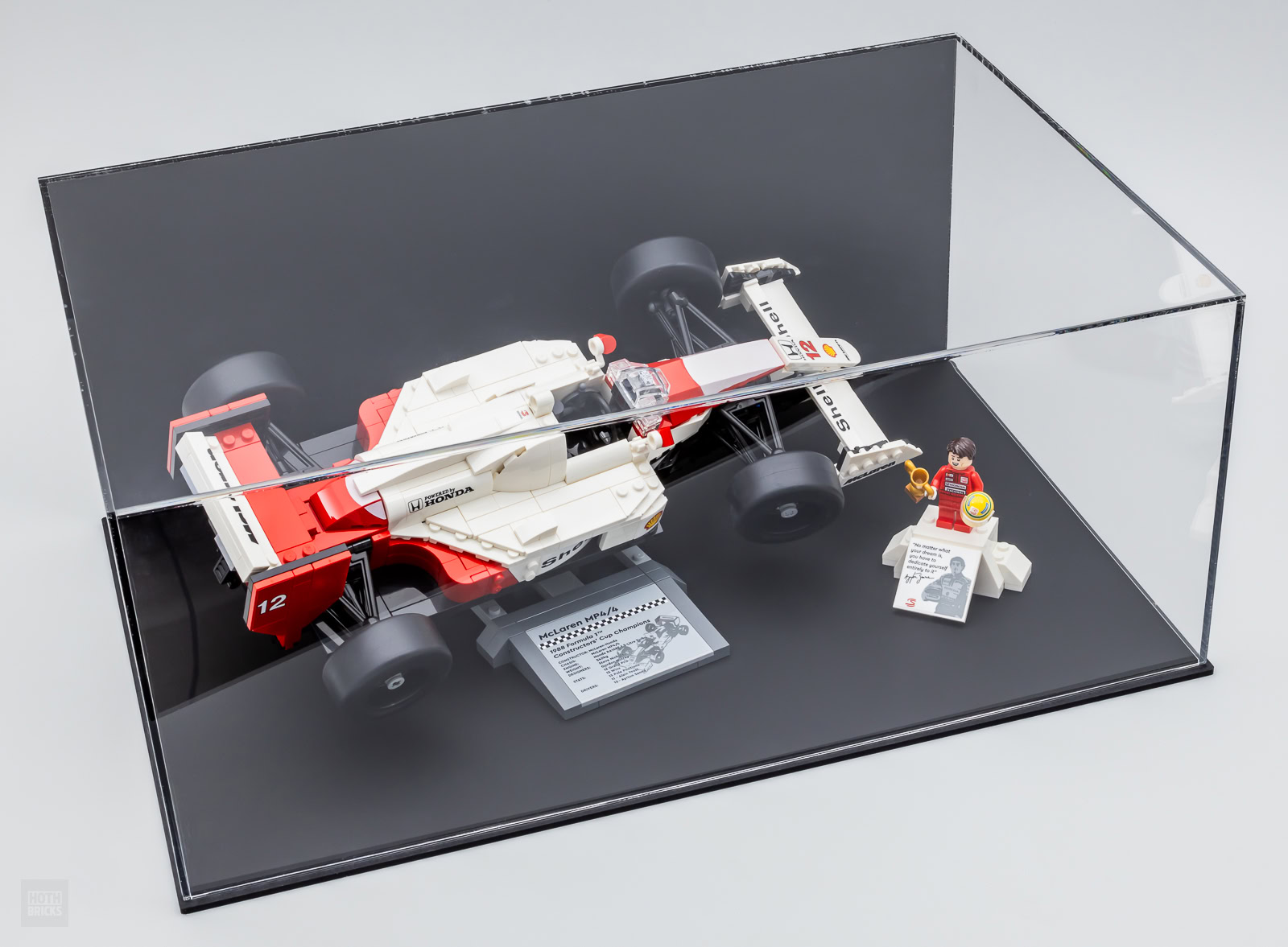 Review: LEGO ICONS 10330 McLaren MP4/4 & Ayrton Senna - HOTH BRICKS