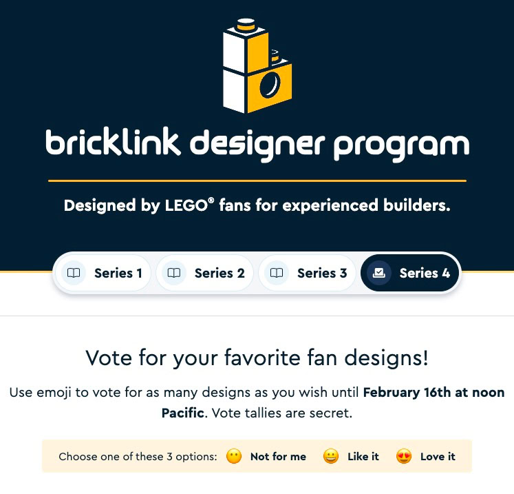 Bricklink Designer Program Series 4 : la phase de vote est ouverte ...