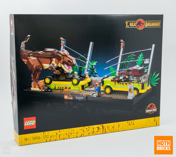 parc jurassic lego 76956 cystadleuaeth ymneilltuo trex 2022