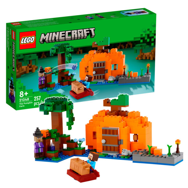 21248 lego minecraft la fattoria delle zucche