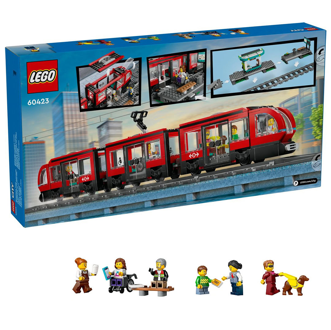 Nouveauté LEGO CITY d'août 2024 : 60423 Downtown Tram - HOTH BRICKS