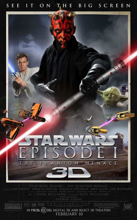 Star Wars Episode I : The Phantom Menace 3D