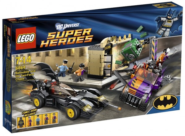 6864 Batmobile and the Two-Face Chase