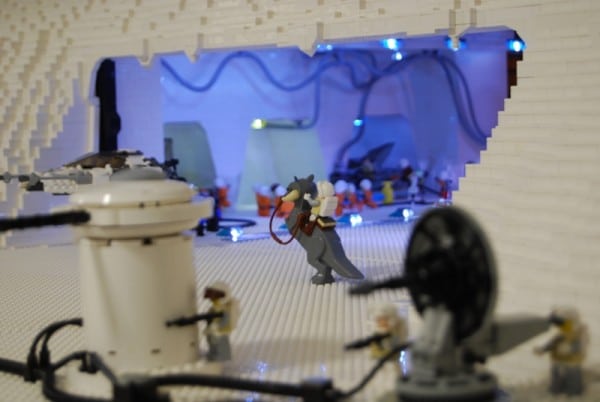 Custom Tauntaun - Brickplumber Hoth Diorama