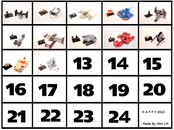 Calendrier de l'avent de Mini LM