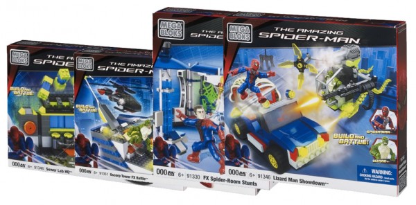 The Amazing Spider-Man : MegaBlocks 2012 range