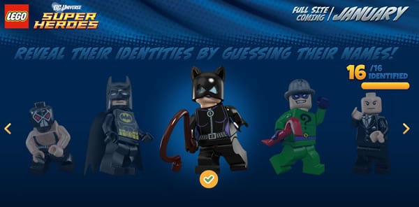 LEGO Super Heroes DC Universe 2012 - The Website