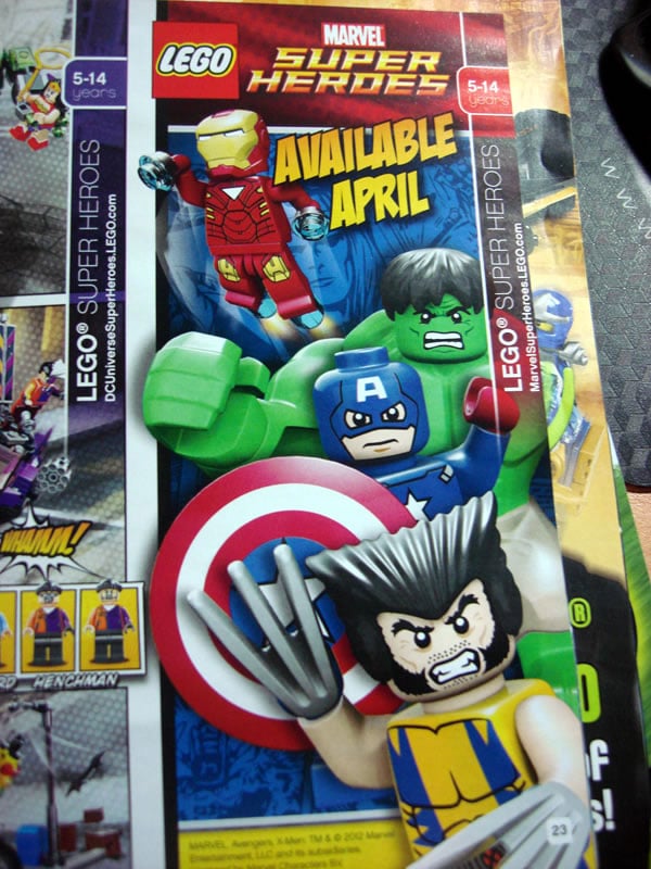 Hulk, Iron Man, Wolverine & Captain America official minifigs