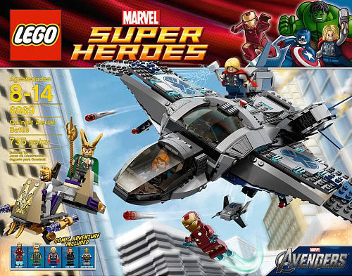 LEGO Super Heroes 6869 Quinjet Aerial Battle