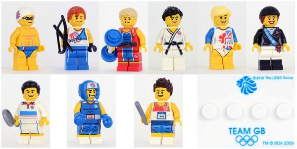 8909 Team GB LEGO Minifigures