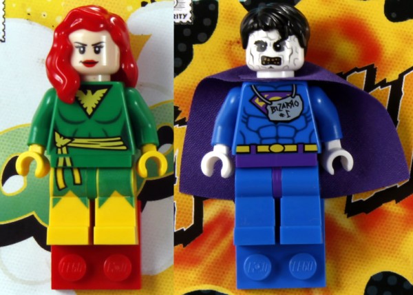 SDCC 2012 - LEGO Super Heroes DC & Marvel Exclusive Minifigs - Bizarro & Phoenix