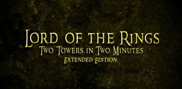 Two Towers in Two (Five) Minutes...