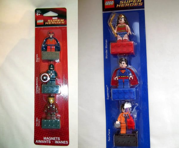 LEGO Super Heroes DC Universe & Marvel Magnet Packs