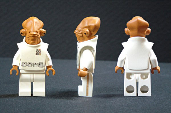 Admiral Ackbar Custom Minifig par tstoeger