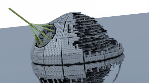 LEGO Death Star II Stop Motion Assembly 3D - Francisco Prieto