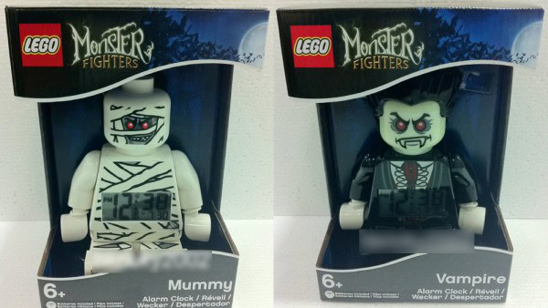 LEGO Monster Fighters Alarm Clocks - Mummy & Vampire