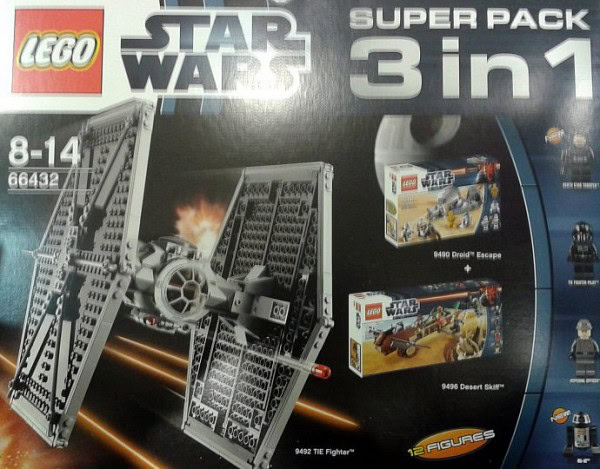 66432 LEGO Star Wars Super Pack 3en1 