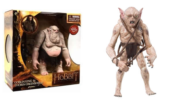 The Hobbit : Goblin King & Grinnah - The Bridge Direct Collectible Action Figures