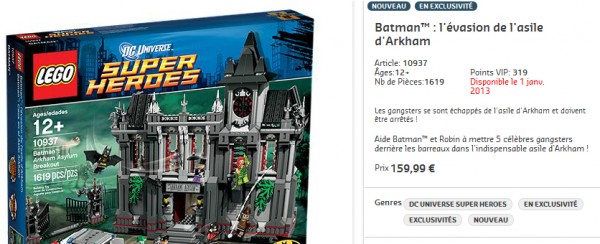 10937 Arkham Asylum Breakout