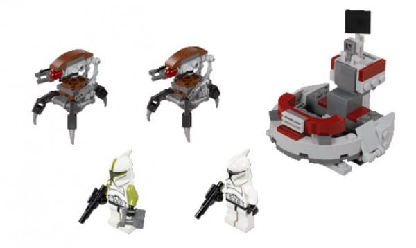 LEGO Star Wars 75000 - Clone Troopers vs. Droidekas Battle Pack