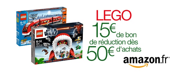 amazon.fr : 15 € de réduction pour 50 € d'achats