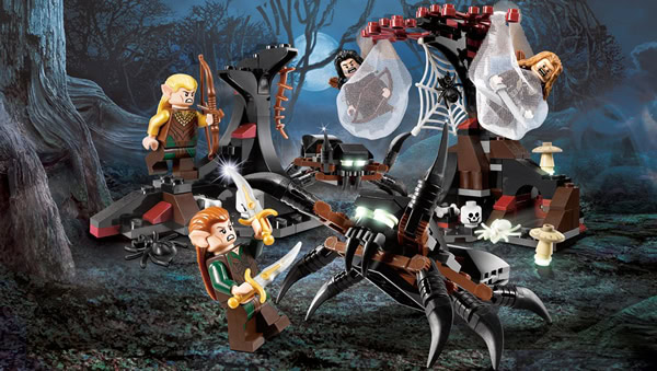 LEGO The Hobbit 79001 Escape from Mirkwood Spiders