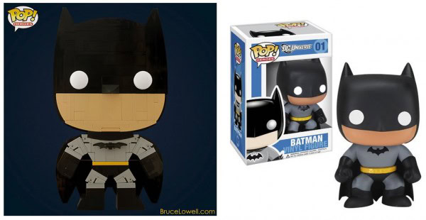 LEGFO (Funko Pop Heroes) Batman par Bruce Lowell