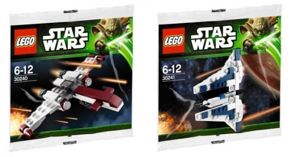 LEGO Star Wars 2013 Polybags : 30240 Star Wars Z-95 Headhunter & 30241 Star Wars Gauntlet