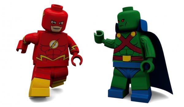 Solid Brix Studios customs : Flash & Martian Manhunter