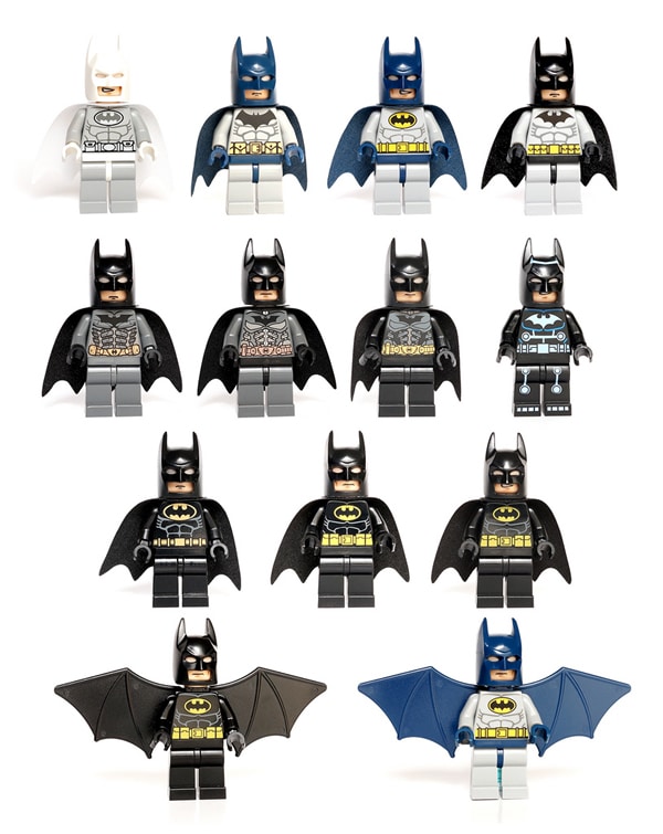 LEGO Batman suits (2006-2103)