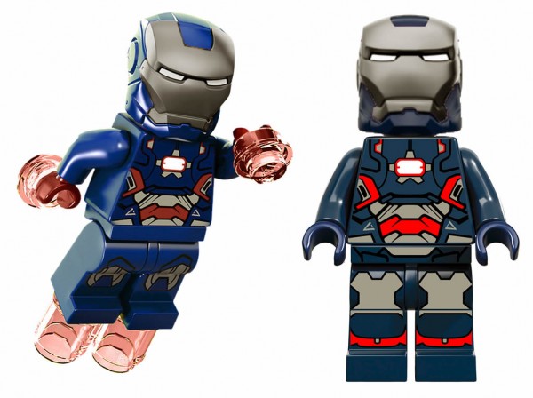 LEGO Iron Patriot custom minifigs