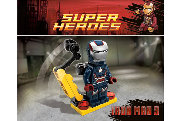 Exclusive Iron Patriot Minifig