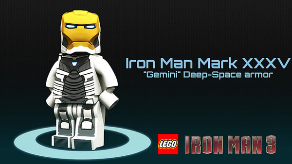 LEGO Iron Man 3 Armor - Mark XXXV "Gemini Deep Space Armor"