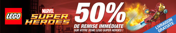 Pixmania - 50% de remise immédiate sur votre 2ème set LEGO Super Heroes