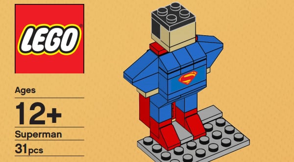 Superman LEGO Store mini-build instructions