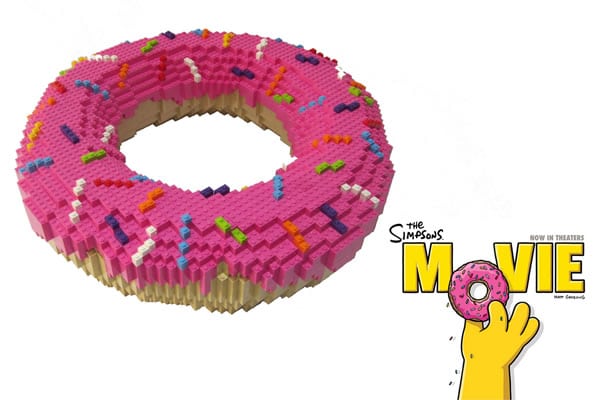 The Simpsons Movie - LEGO Donut