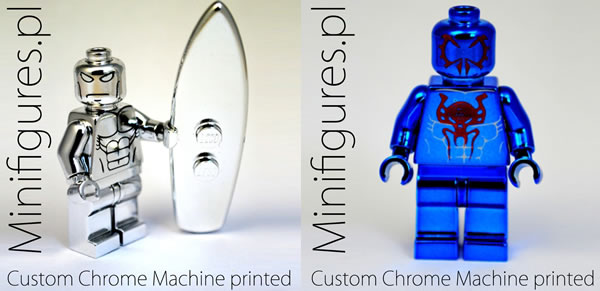 Custom Chrome Minifigs - Minifigures.pl