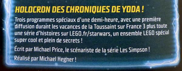 The Yoda Chronicles : Bientôt sur France 3