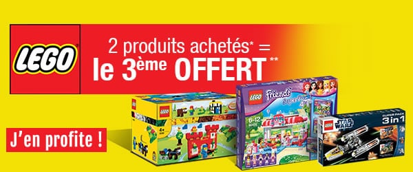 Toys R Us : 2 produits LEGO achetés, le 3ème offert (Encore !)