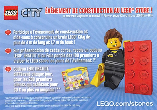 Anniversaire LEGO Store Lille