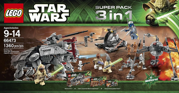 LEGO Star Wars Super Pack 3in1 66473