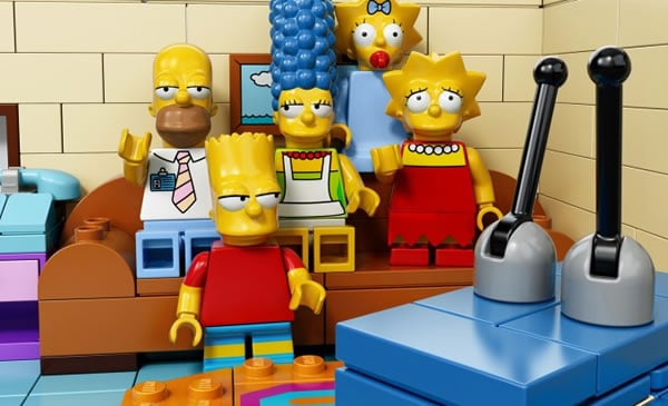 lego simpsons tv