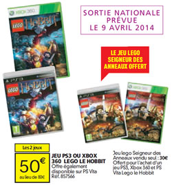 auchan jeu lego offert