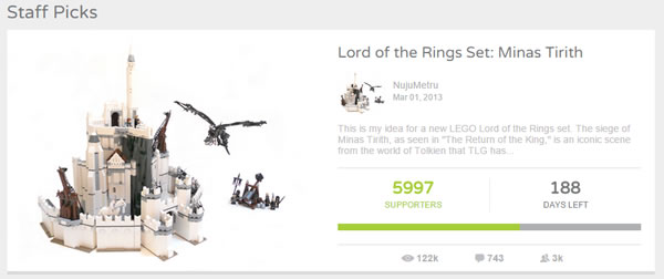 Lord of the Rings Set: Minas Tirith