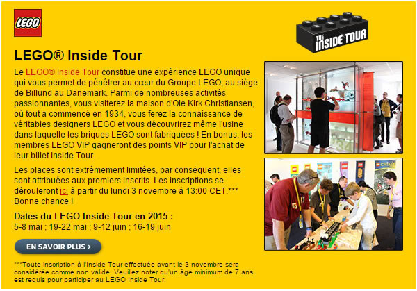 LEGO Inside Tour