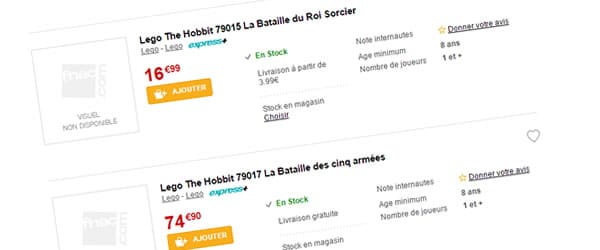 nouveautes hobbit fnac