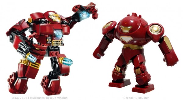 lego vs decool hulkbuster