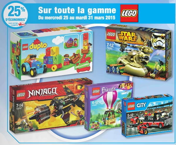 auchan promo 25 lego