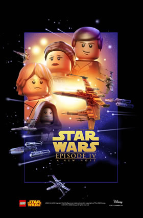 LEGO Star Wars Movie Poster Episode 4 280